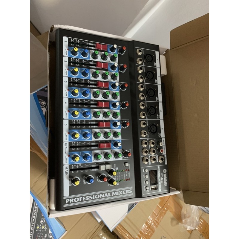 Mixer Yamaha F7 Livestream Karaoke, Bàn Mixer F7-MB Có Bluetooth