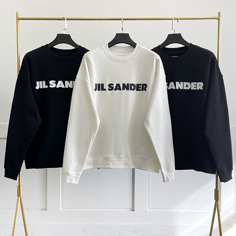 Áo swter JIL SANDER oversize rộng rãi nam và nữ áo cặp đôi hot nhất