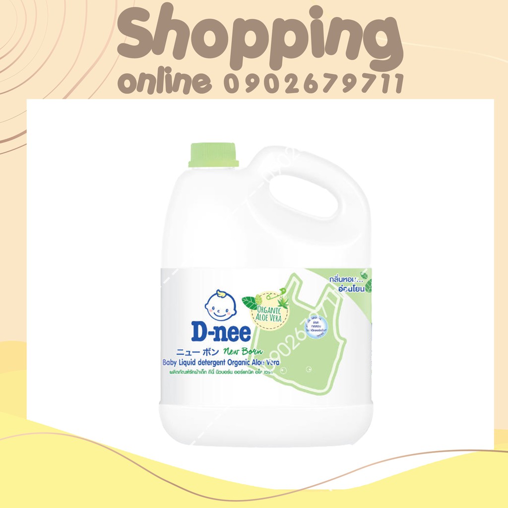 Nước giặt xả Dnee Thái 3000ML Xanh lá