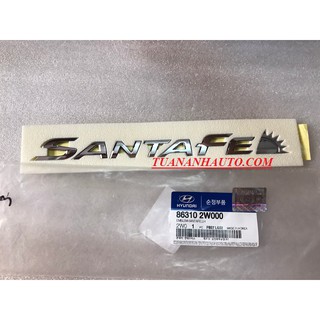 Chữ santafe lắp cho xe hyundai santafe 2012 - 2017
