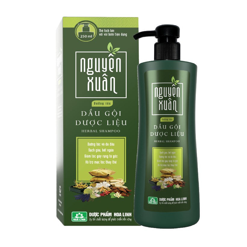 Dầu gội dược liệu Nguyên Xuân 250 ml⚡ giúp suôn mượt bồng bềnh, phục hồi cân bằng