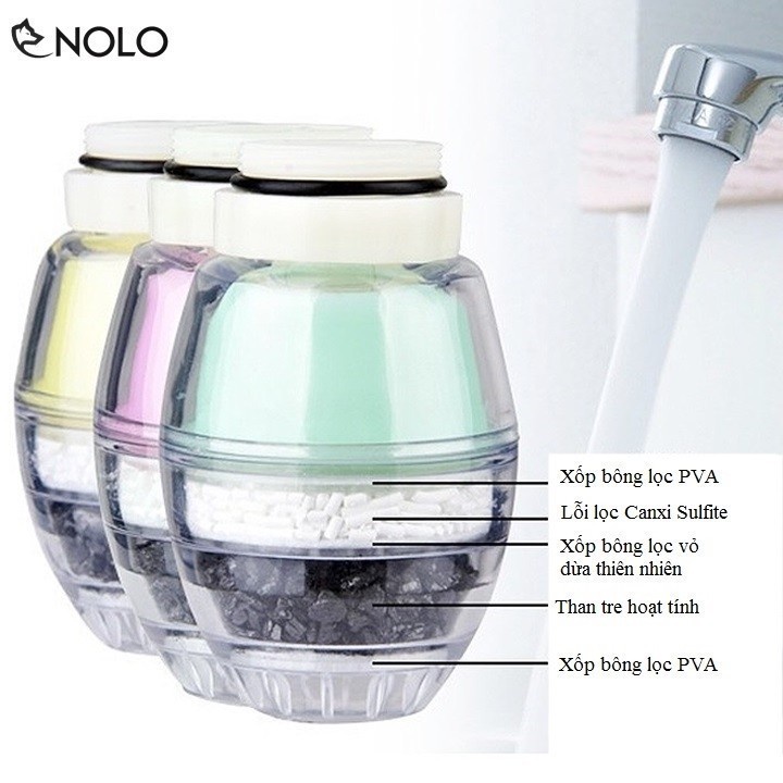 Đầu Lọc Nước Tại Vòi 5 Tầng.