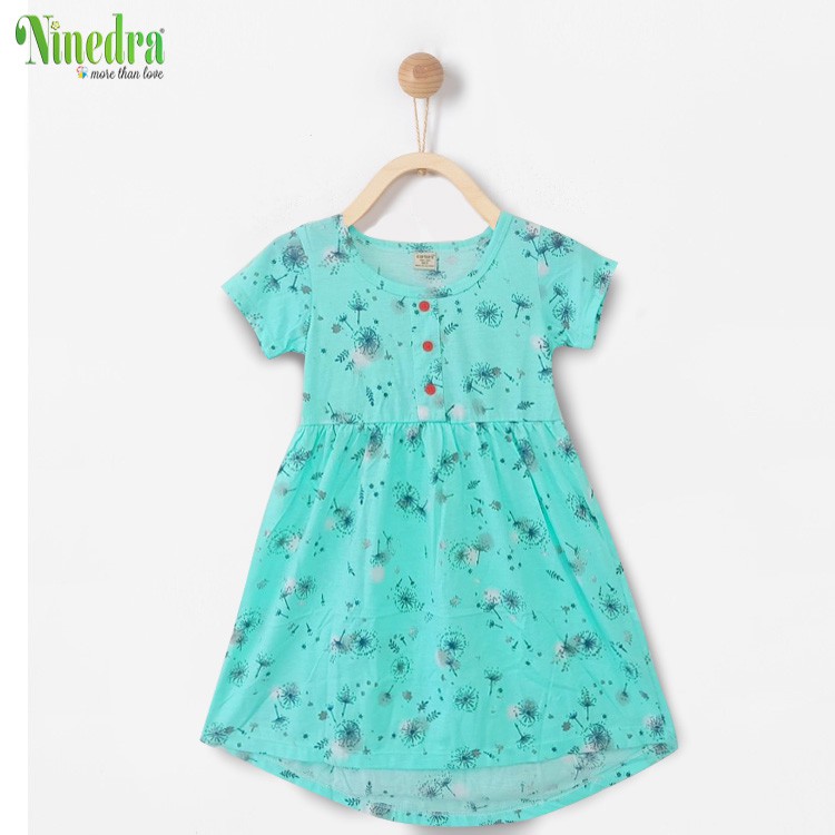 Đầm cotton đuôi tôm cho bé gái 14-28kg - Ninedra