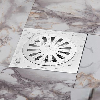 Phễu Thoát Sàn Chống Mùi Hôi Inox 20cm NX201-L