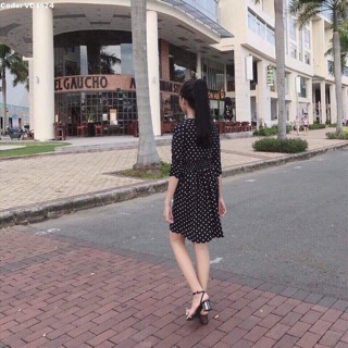 🔔🔔🔔Đầm chấm bi nhúng eo MỚI VỀ!!!