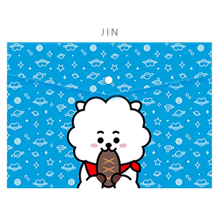 BÌA KẸP HỒ SƠ BT21 KOYA KOOKIE TATA RJ MANG CHIMMY SHOOKY