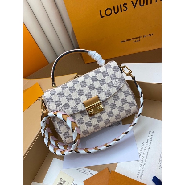 Túi xách đeo chéo nữ thương hiệu Louis Vuitton LV Croisette da thật hàng vip 1-1