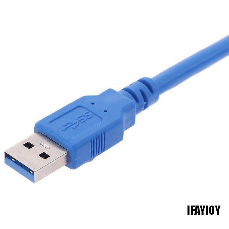 1 Dây Cáp Nối Đầu Usb 3.0 A Đầu Đực Sang Micro B Cho Ổ Cứng 0.3 / 0.6 / 1 / 1.5 / 1.8m Tiện Dụng