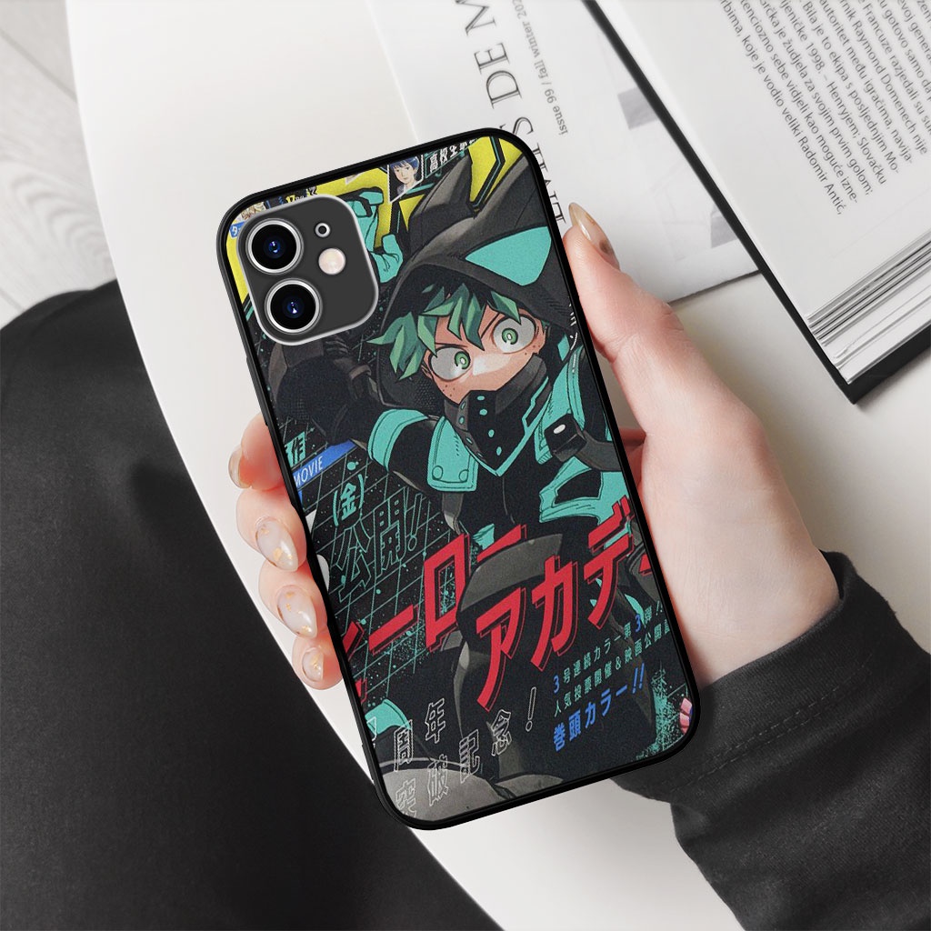 Ốp Lưng sillicon my hero academia vintage style pro 13 11 12 promax 7 8 plus xs X Xr VTM20210010