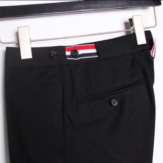 TB - QUẦN ÂU NAM NỮ CHINO PANTS, ĐEN VÀ XÁM, VIỀN LAI/ GẤU QUẦN, ĐỦ TAGS, CAO CẤP, CỜ SAU LƯNG, MENSWEAR WOMENSWEAR PANT