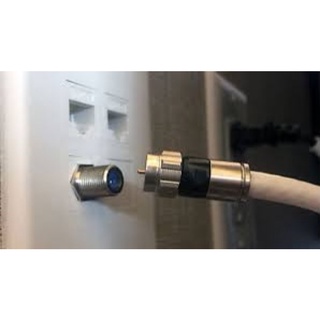 Jack f đực- cái vặn f5 jack cắm tivi hàng chuẩn. báo giá 2 cái