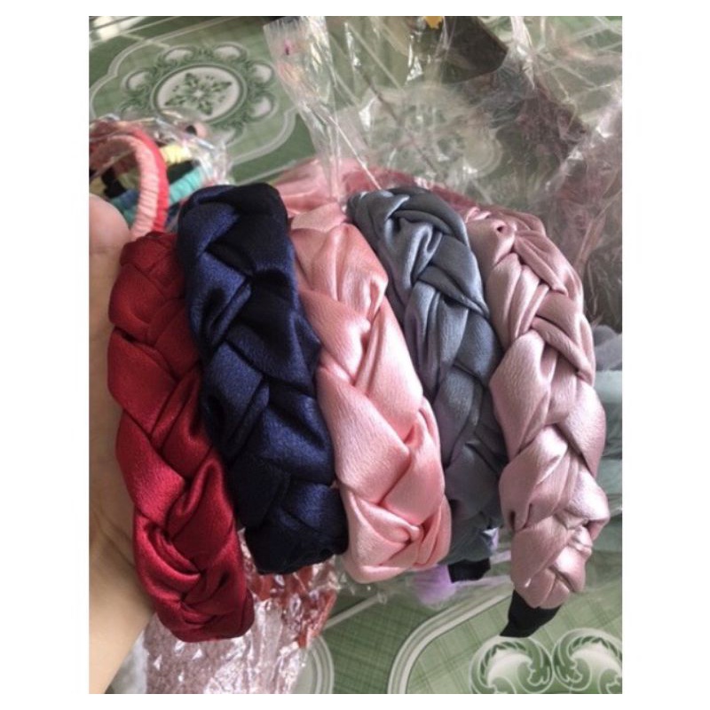 Băng đô cài tóc bính siêu dễ thương theo phong cách hàn quốc