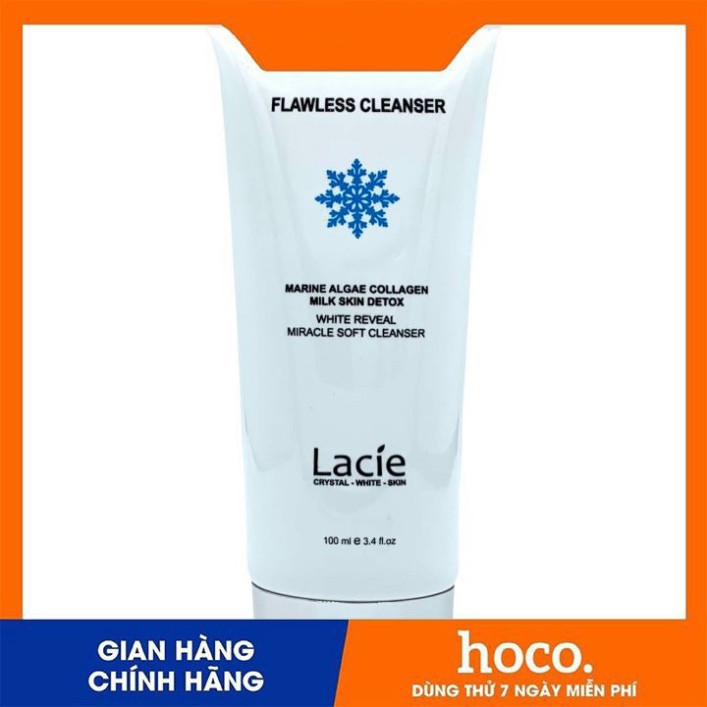 Sữa Rửa Mặt Sinh Học Collagen Tảo Biển- Lacie FLAWLESS CLEANSER 100ml | BigBuy360 - bigbuy360.vn