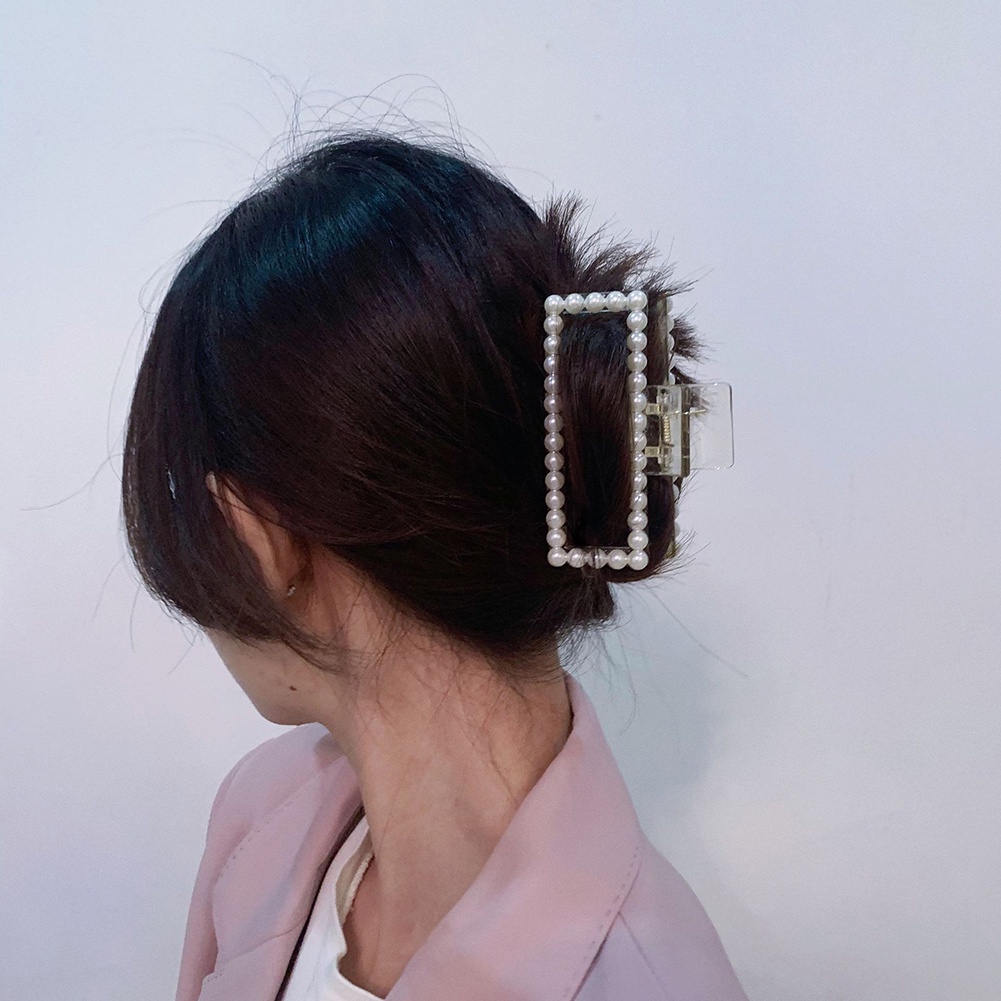 Kẹp Tóc Đính Ngọc Trai Nhân Tạo Thời Trang Cổ Điển