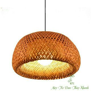 Chao đèn mây tre tròn 2 lớp