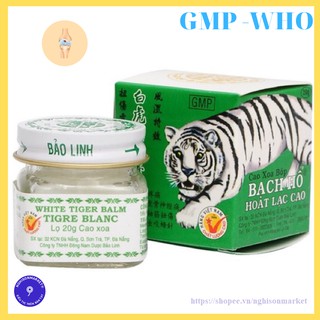 Bạch hổ hoạt lạc cao chính hãng Đông Nam Dược Bảo Linh hũ 20 gram