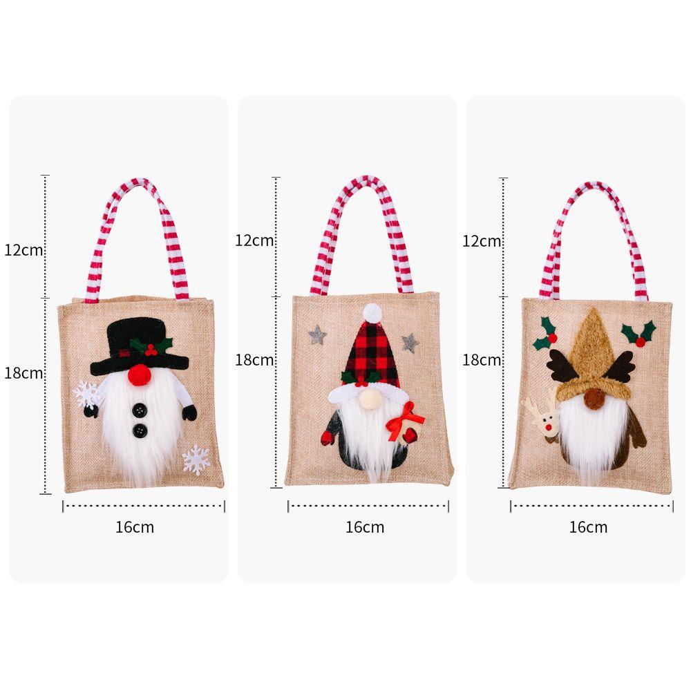 Túi Đựng Kẹo Hình Ông Già Noel Tinh Tế Cho Dịp Giáng Sinh