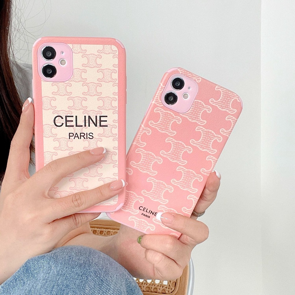 Ốp điện thoại da chống rơi thời trang thích hợp cho iPhone 11 Pro Max 12 Pro Max Xsmax Xr Xs 7 8plus 13promax