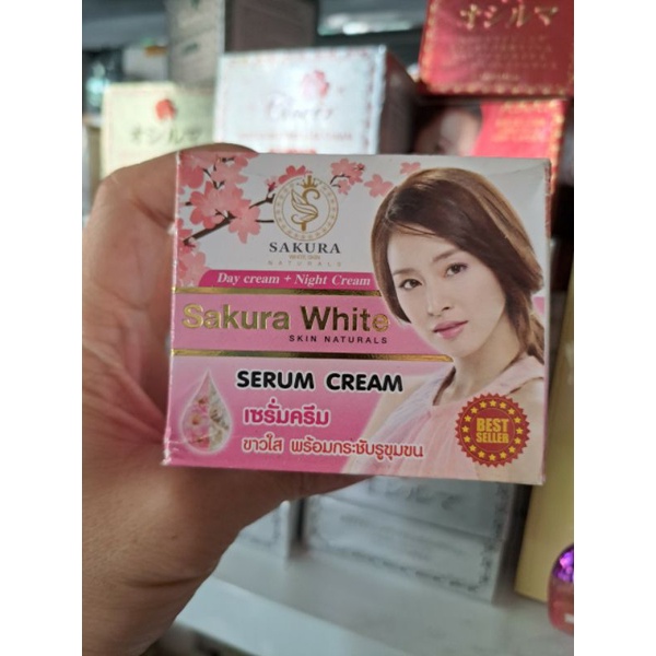 Kem nám dưỡng trắng da cao cấp Sakura White - Gluta Speed White Night Cream Thái Lan