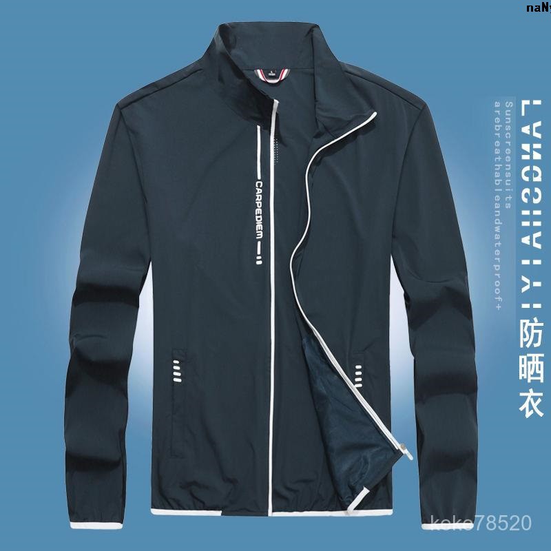 Áo Khoác Thể Thao Vải Lụa Lạnh Siêu Mỏng Thoáng Khí Chống Tia Uv Cho Nam | BigBuy360 - bigbuy360.vn