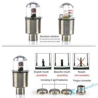 2 Đèn Led Gắn Van Bánh Xe Đạp