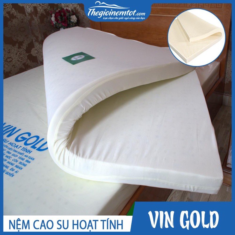 Nệm cao su nhân tạo hoạt tính Vin Gold - Siêu giá rẻ