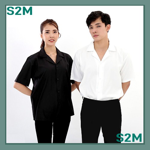 SƠ MI CỔ VEST HÀN QUỐC S2M UNISEX TAY NGẮN