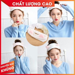 ❣️❣️Phụ kiện tóc, Băng đô tai thỏ - Trợ thủ đắc lực khi rửa mặt, trang điểm của các nàng.