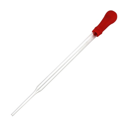 Ống hút nhỏ giọt bằng thủy tinh có đầu bóp cao su, pipet pasteur thủy tinh có bóp cao su
