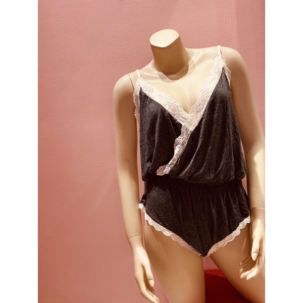 [Xuất Xịn] Jumpsuit Đồ Liền Thân Chất Thun Phối Ren Siêu Mềm Mịn Kiểu Sexy S M