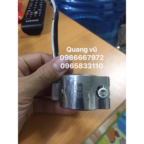 vòng ốp nhiệt máy nhựa phi 30 phi 35 220v