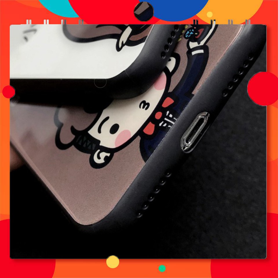 Ốp kính hình đôi nam nữ cute - iPhone 6/6S - 6 Plus/ 6S Plus - 7/ 8 - 7 Plus/ 8 Plus - X/ XS/ XS Max . ... {AT}