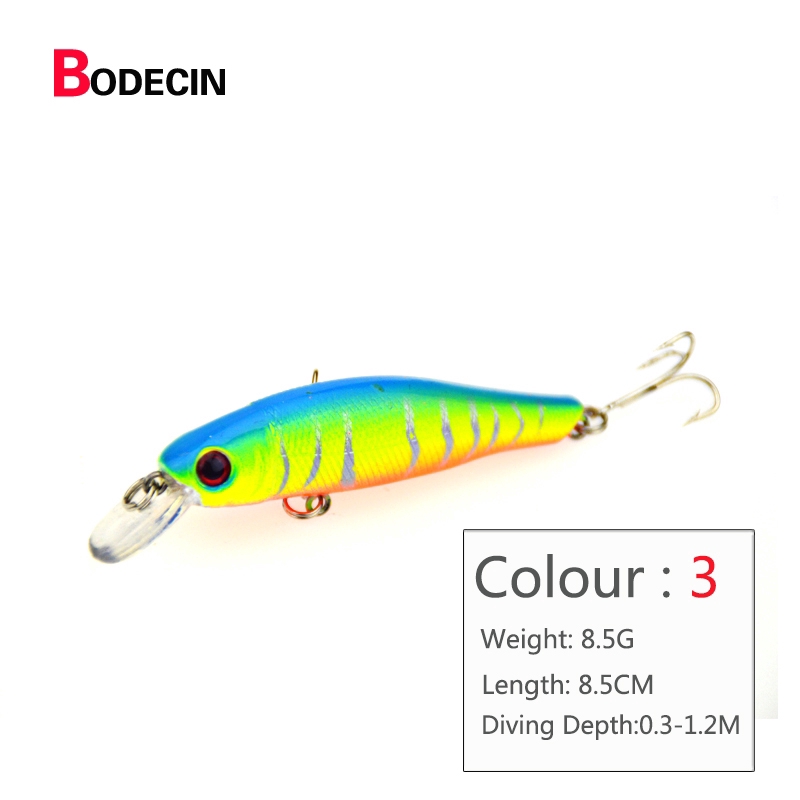 Mồi Câu Cá Giả Sinh Động 3d 8.5cm-8.5g