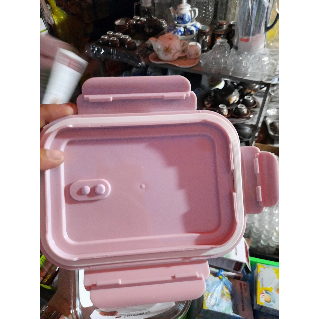 1 cái hộp thủy tinh đựng thực phẩm, thức ăn borosilicate glass bowl 680 ml