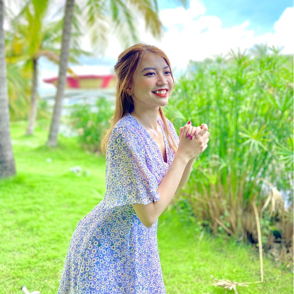 [XẢ HÀNG GIÁ GỐC] Đầm Maxi Hoa Nhí 2 lớp cánh tiên phom rũ nhẹ xinh xắn | BigBuy360 - bigbuy360.vn