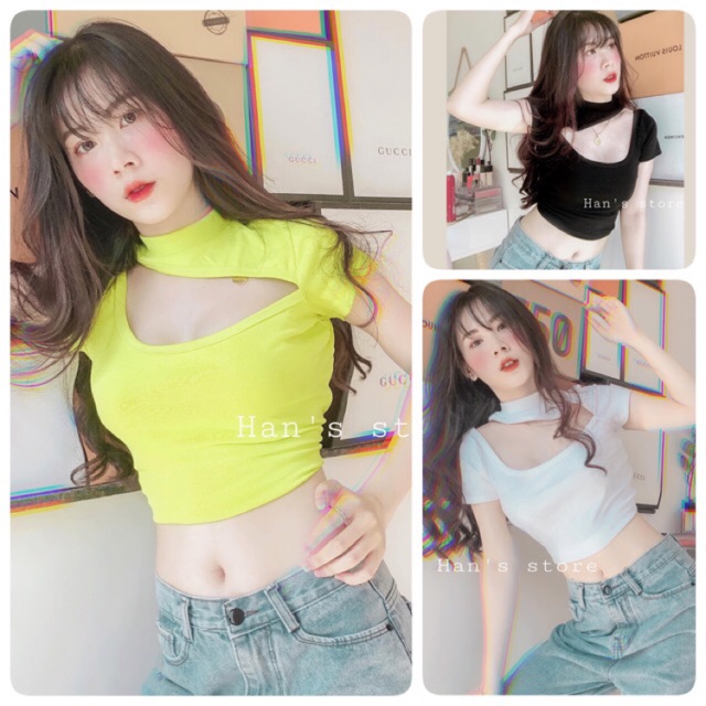 Áo lệch vai cá tính