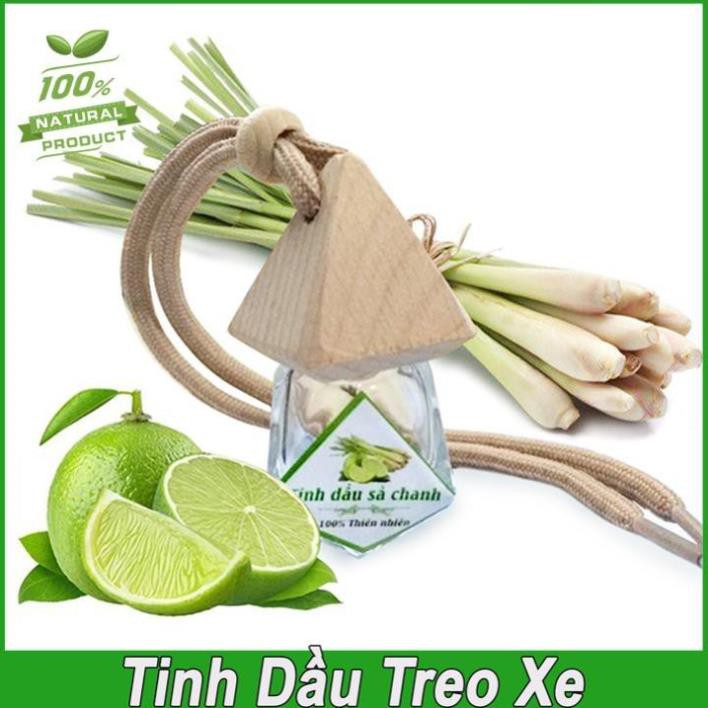 Tinh Dầu Treo Xe, Tinh Dầu Sả Chanh, Tinh dầu thiên nhiên khử mùi, chống say xe hiệu quả, Tinh dầu xe hơi cao cấp