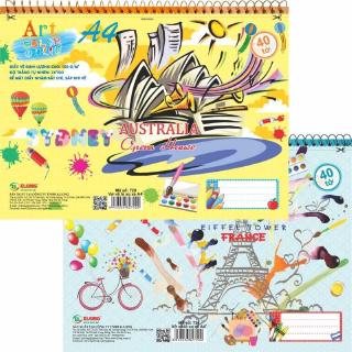 Vở vẽ xé lò xo A4 40 tờ(720)