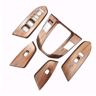 Ốp nội thất xe Honda CRV 2018-2019 2020 2021 2022 -  5 chi tiết màu Nâu +Tặng Kèm Keo Tăng Dính