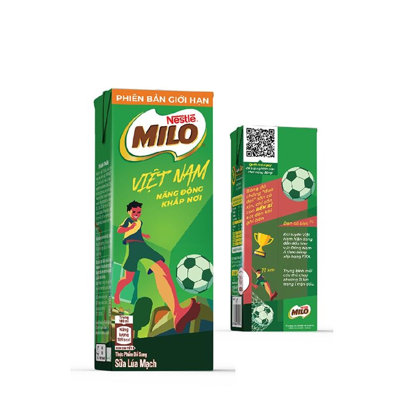 Thùng 48 hộp sữa nước Nestle Milo 180ml / hộp - Phiên bản đặc biệt