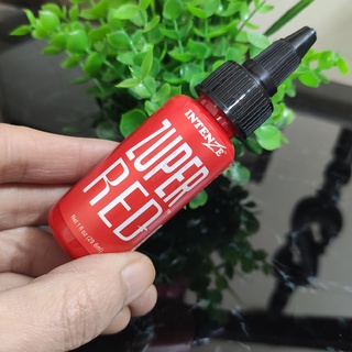 Mực xăm Trung Cấp Intenze Zuper Red 30ml ( hàng có sẵn )