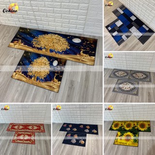 Thảm Đôi Nhà Bếp 3D Bền Đẹp💥Link 2💥 ( Gồm 2 miếng 40*60 và 40 * 120)