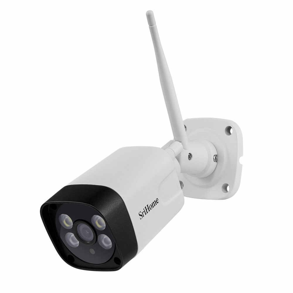 Camera IP Wifi ngoài trời SriHome SH035 3.0MP FullHD+ 1536P, 1 Anten, chống nước IP66 (Trắng) - 4 Phân Loại tùy chọn