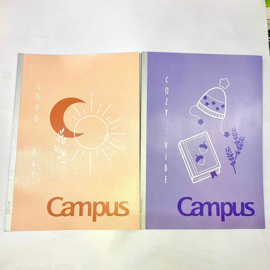 [Mẫu mới 2021] Lốc 10 Vở KN Campus Muted color 80 trang