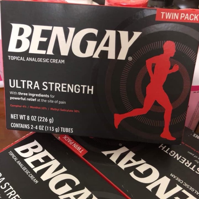 Dầu nóng Bengay - Kem xoa bóp Bengay giảm đau nhức - Bengay Ultra Strength 113g