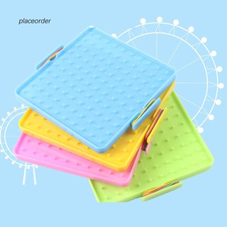 Set 4 bảng đinh 16x16cm chơi tạo hình với dây chun sáng tạo