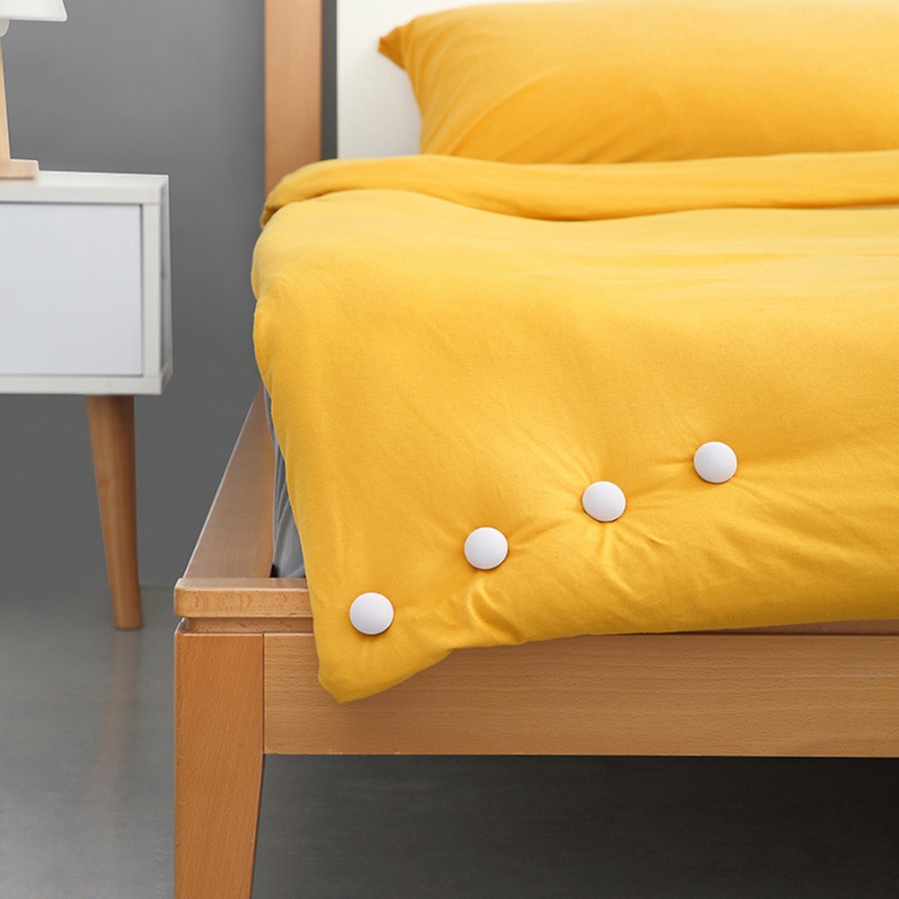 Set 4 Kẹp Cố Định Chăn / Ga Trải Giường Chống Trượt Hình Nấm