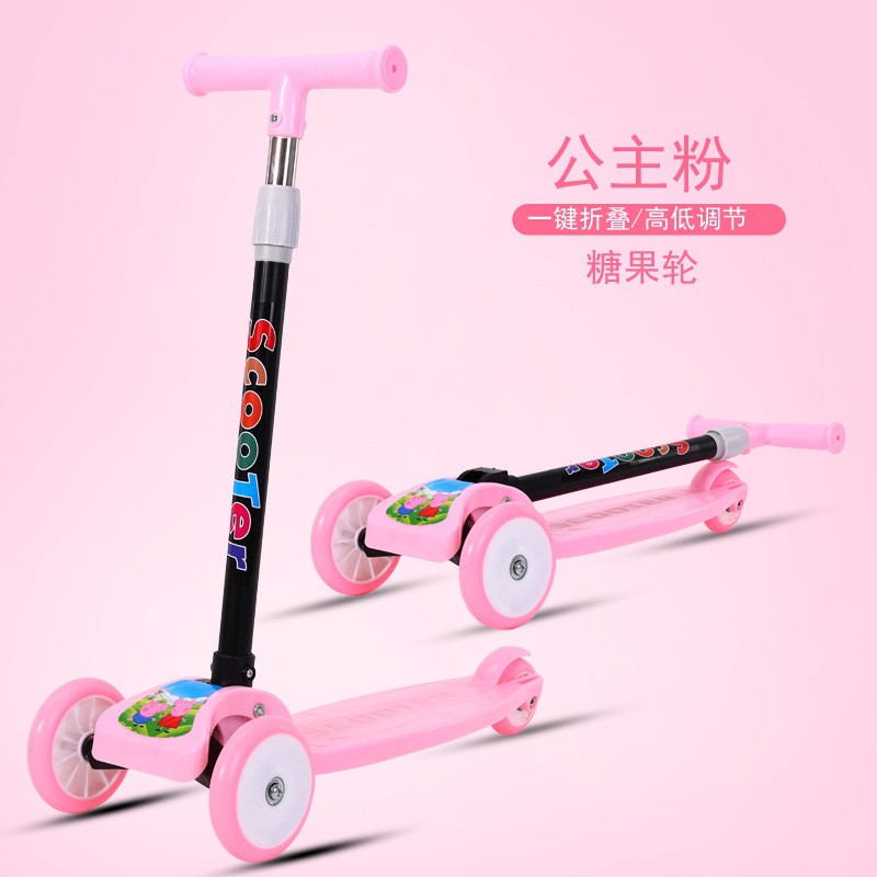 Xe Trượt Scooter 💝 BÁN GIÁ GỐC 💝 Xe Scooter Cao Cấp Cho Bé 2-8 Tuổi 3 Bánh Có Đèn LED Gấp Gọn Bền Đẹp HOT ITEM