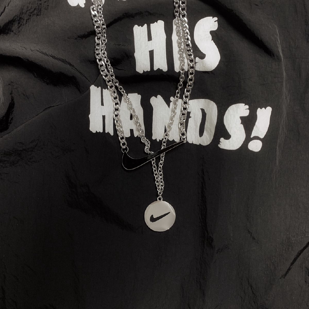 Dây chuyền thời trang mặt tròn phong cách hip hop cá tính