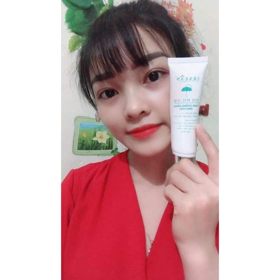 Kem Chống Nắng Sinh Học Lê Xuân - SPF50+ Pa++++ ANTI UVA, UVB, UVC, HEV. Cấp ẩm nhanh, không gây bít chân lông | BigBuy360 - bigbuy360.vn